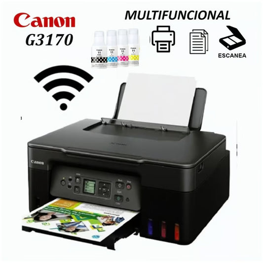 Impresora Multifuncional CANON Pixma G3170 Negro