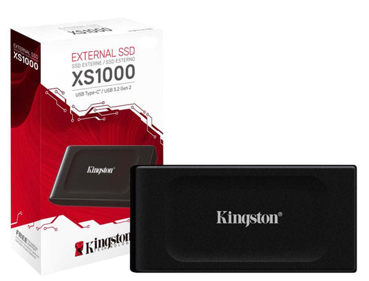Kingston Unidad de estado sólido Pórtatil Kingston XS1000 - Externo - 1TB - USB 3.2 (Gen 2)