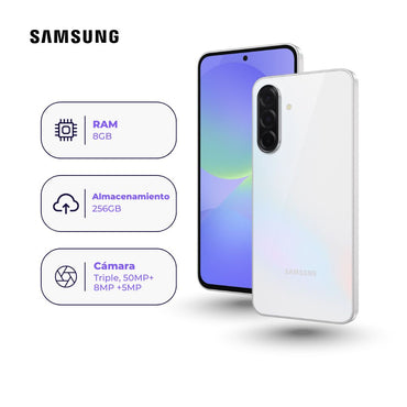 Samsung Galaxy A36 5G 256GB 8GB Blanco + Adaptador USB-C Samsung Original 25W