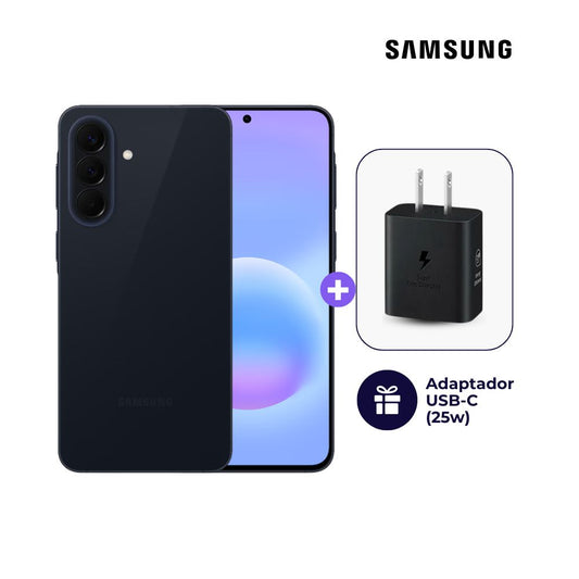 Celular Samsung Galaxy A57 5G 256GB 8GB Azul + Adaptador USB-C Samsung Original 25W