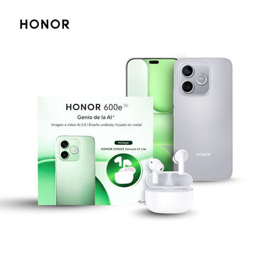 Honor 600e 256GB 8GB Gris y Earbuds X7 Lite