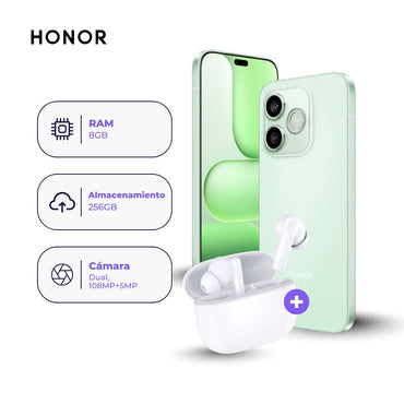 Honor 600e 256GB 8GB Gris y Earbuds X7 Lite