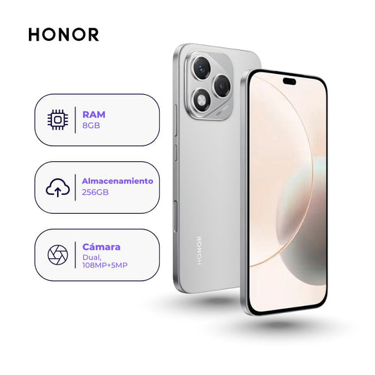 Honor 400 Lite 256GB 8GB Gris