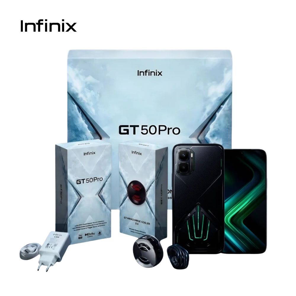 Infinix GT 50 Pro 256GB 12GB Kit Gamer Pack Negro