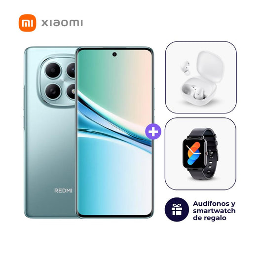 Xiaomi Redmi Note 15 4G 128GB 6GB Azul + Smartwatch + Audífonos