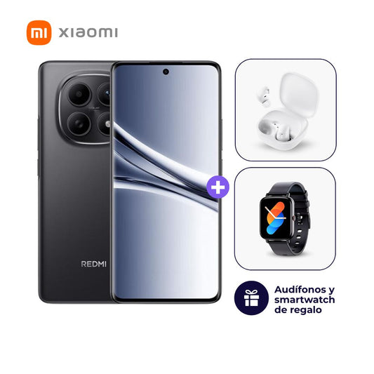 Xiaomi Redmi Note 15 4G 128GB 6GB Negro + Smartwatch + Audífonos