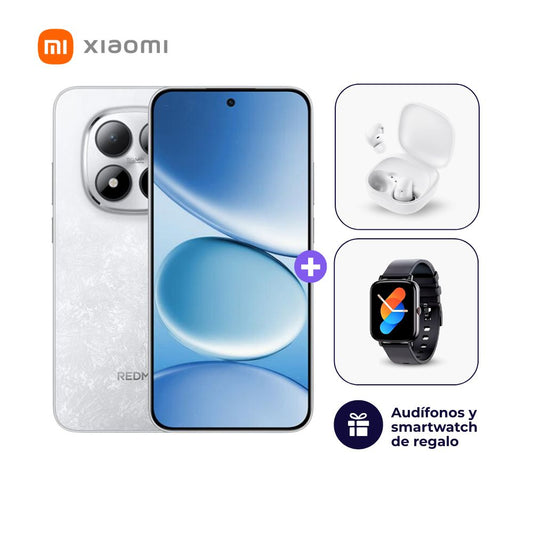 Xiaomi Redmi Note 15 Pro 4G 256GB 8GB Blanco + Smartwatch + Audífonos
