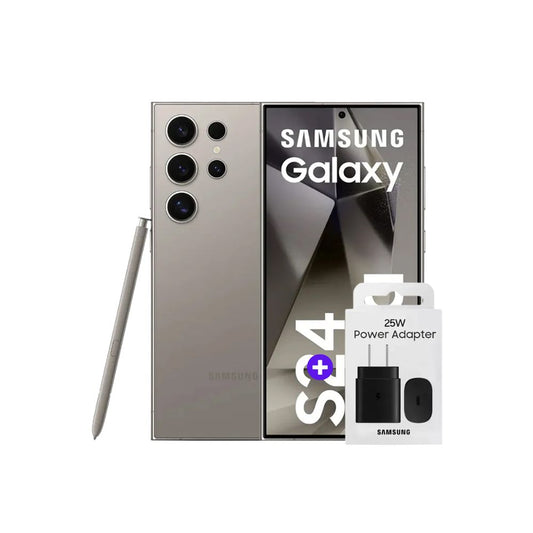Celular Samsung Galaxy S24 Ultra 256GB 12GB Gris Titanio + Cargador Samsung de 25W