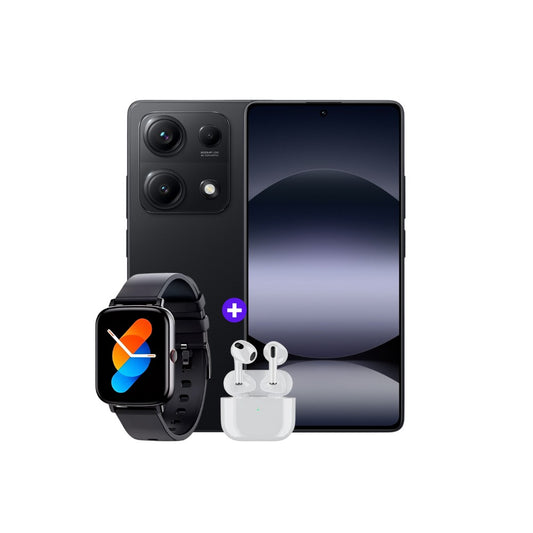 Xiaomi Redmi Note 14S 256GB 8GB Negro + Smartwatch + Audifonos