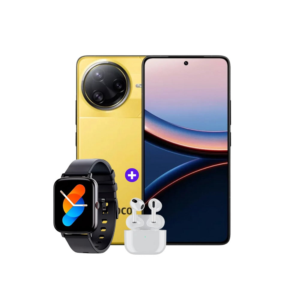 Xiaomi Poco F7 Ultra 512GB 16GB Amarillo + Smartwatch + Audifonos