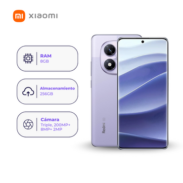 Xiaomi Redmi Note 14 Pro 5G 256GB 8GB Morado + Smartwatch + Audífonos + Mica