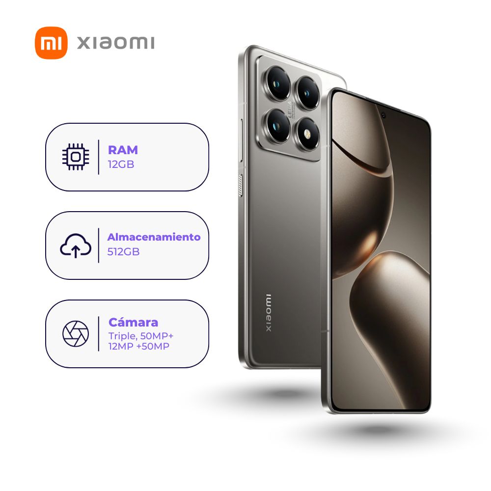 Xiaomi 14T Pro 512GB 12GB Gris