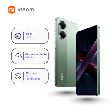 Xiaomi Poco X7 Pro 512GB 12GB Verde + Smartwatch + Audifonos