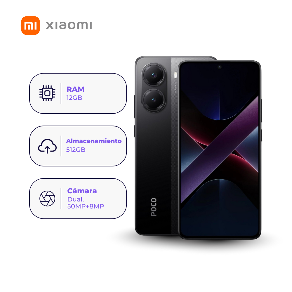 Xiaomi Poco X7 Pro 512GB 12GB Negro