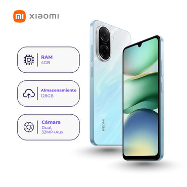 Xiaomi Redmi A5 4G 128GB 4GB Azul + Smartwatch + Audífonos