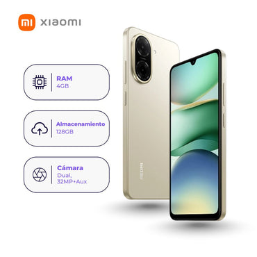 Xiaomi Redmi A5 4G 128GB 4GB Dorado + Smartwatch + Audífonos