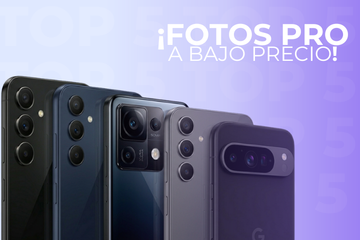 Los 5 mejores celulares baratos con buena cámara en este 2026