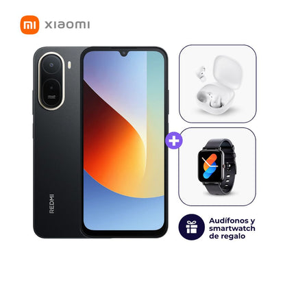 Xiaomi Redmi A7 Pro 64GB 4GB Negro + Smartwatch + Audífonos