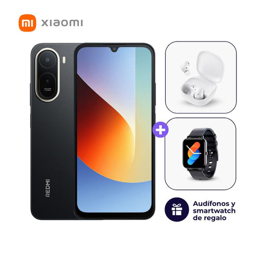 Xiaomi Redmi A7 Pro 64GB 4GB Negro + Smartwatch + Audífonos