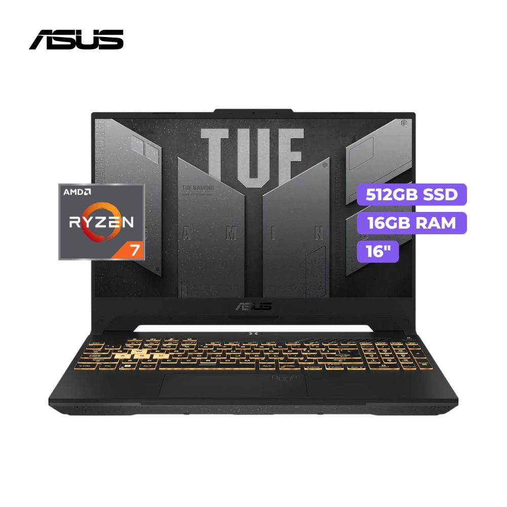 Laptop Asus Tuf A16 FA607NUG-RL117 Ryzen 7 16GB 512GB 16”