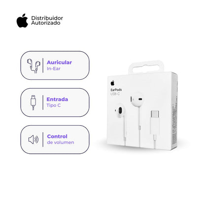 Audífonos Apple EarPods con Conector USB-C