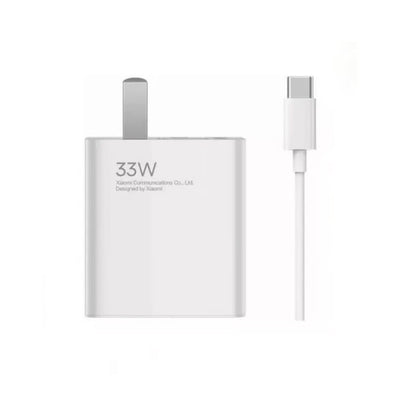 Cargador Xiaomi 33W Original Turbo Charge+Cable