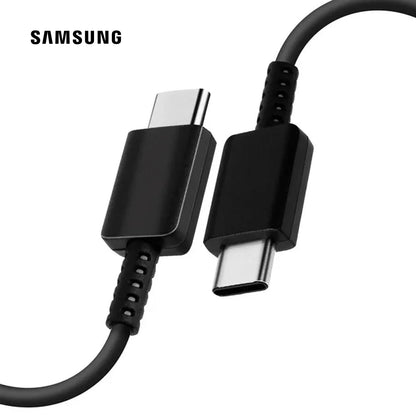 Cargador Samsung 60W Super Carga Rápida Original USB-C Negro con Cable