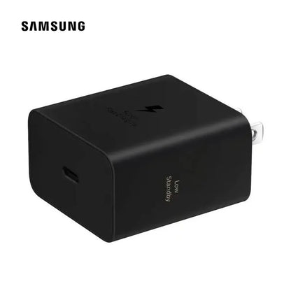 Cargador Samsung 60W Super Carga Rápida Original USB-C Negro con Cable