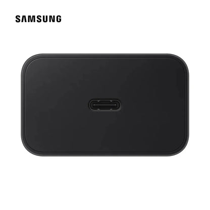 Cargador Samsung 60W Super Carga Rápida Original USB-C Negro Sin Cable