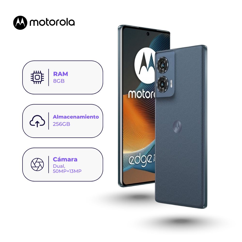 Motorola Edge 50 Fusion 256GB 8GB Azul Ártico