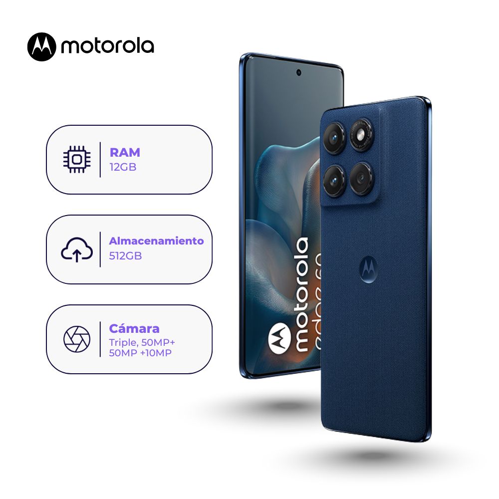 Motorola Edge 60 512GB 12GB Azul