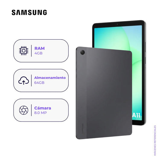 Tablet Samsung Galaxy Tab A11 8.7" 64GB 4GB Ram Color Gris