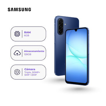 Samsung Galaxy A17 4G 128GB 6GB Azul