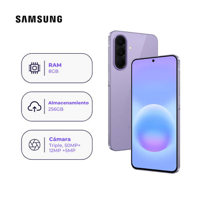 Celular Samsung Galaxy A57 5G 256GB 8GB Lila + Adaptador USB-C Samsung Original 25W