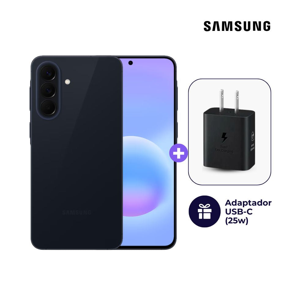 Celular Samsung Galaxy A57 5G 512GB 12GB Azul + Adaptador USB-C Samsung Original 25W