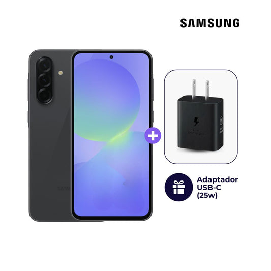 Celular Samsung Galaxy A36 5G 256GB 8GB Negro + Adaptador USB-C Samsung Original 25W