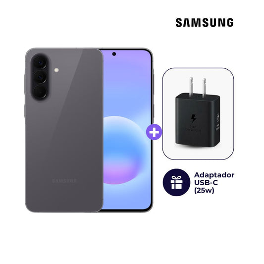 Celular Samsung Galaxy A57 5G 256GB 8GB Gris Oscuro + Adaptador USB-C Samsung Original 25W