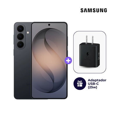 Samsung Galaxy S26 256GB 12GB Negro + Adaptador USB-C Samsung Original 25W