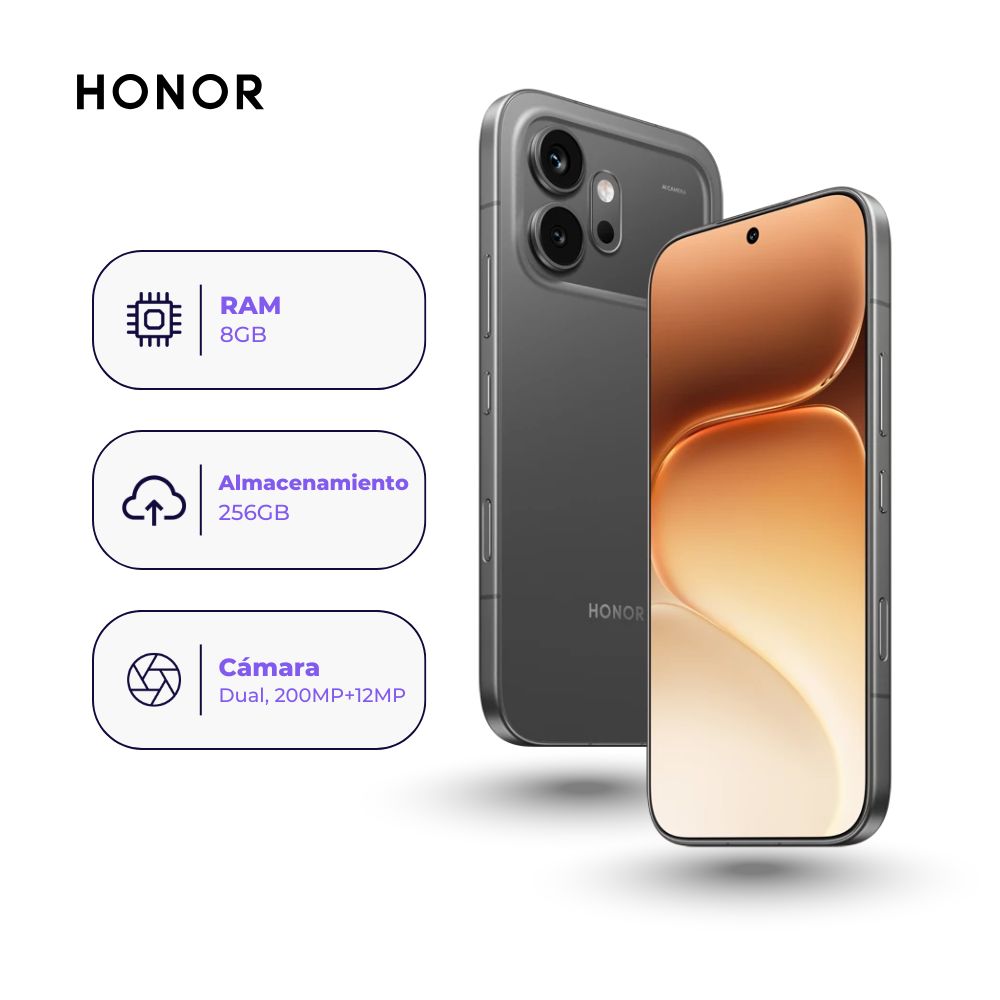 Honor 600 256GB 8GB Negro