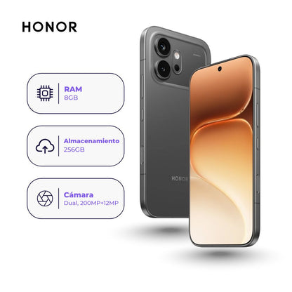 Honor 600 256GB 8GB Negro