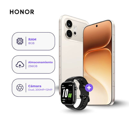 Honor 600 256GB 8GB Dorado y Watch 2i