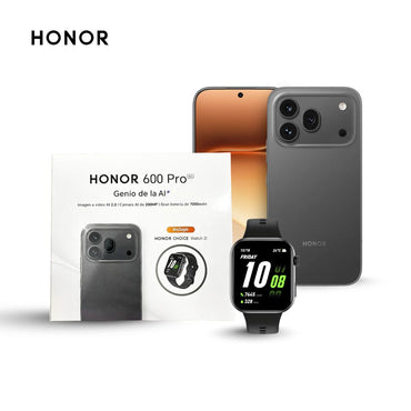 Honor 600 Pro 256GB 8GB Negro y Watch 2i