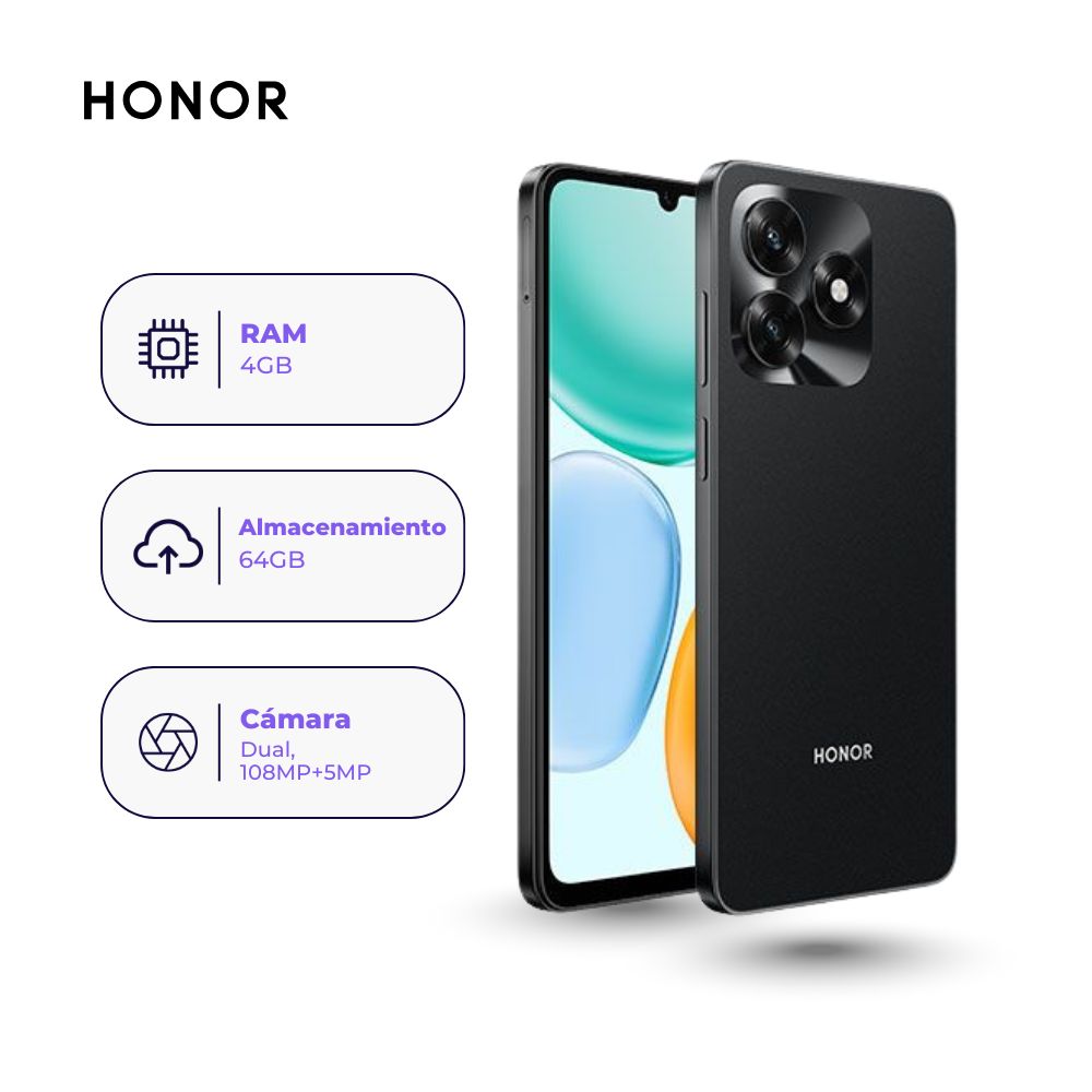 Honor X5c 64GB 4GB Negro