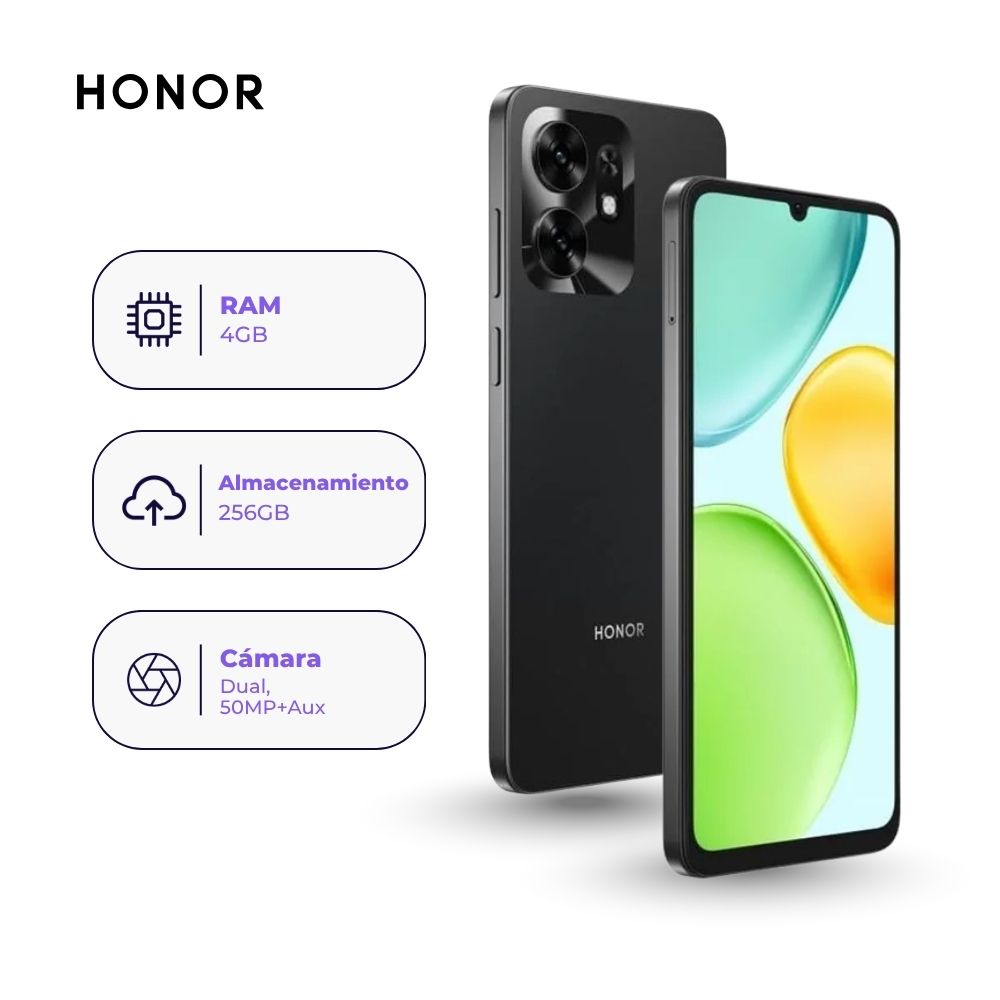 Honor X6d 256GB 4GB Negro