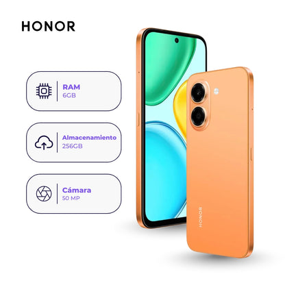 Honor X7e 256GB 6GB Naranja