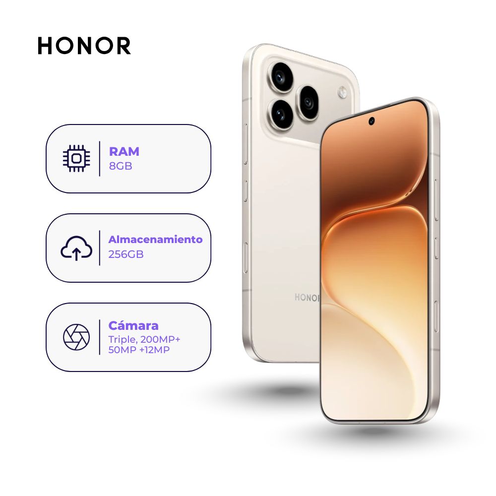 Honor 600 Pro 256GB 8GB Ram Dorado