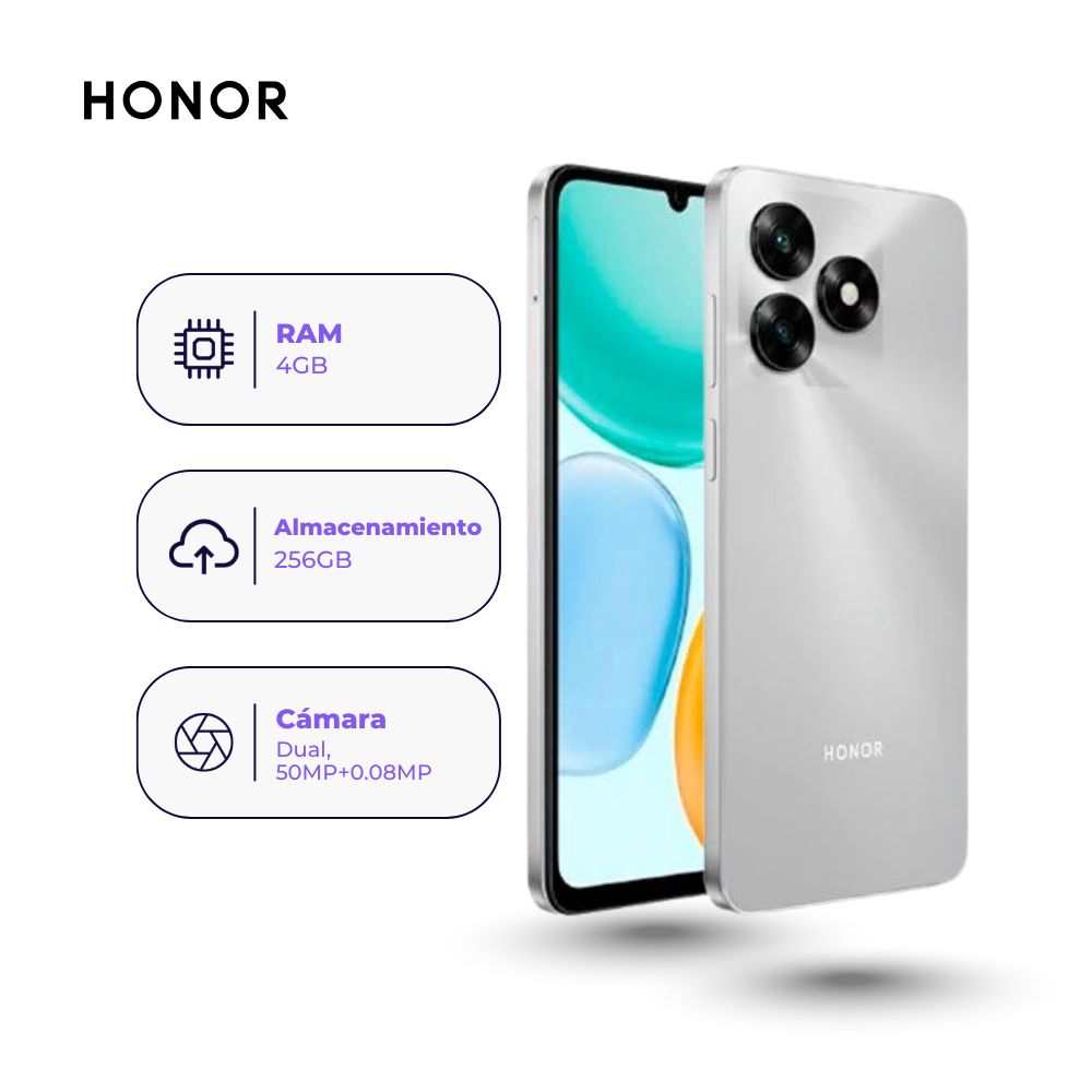 Honor X5c Plus 256GB 4GB Plata