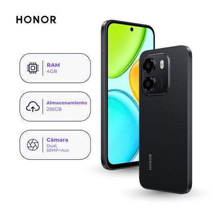 Honor X6e 256GB 4GB Negro