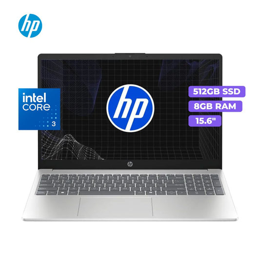 Laptop Hp 15-FD0331LA Core 3 100U 8GB 512GB SSD 15.6” HD