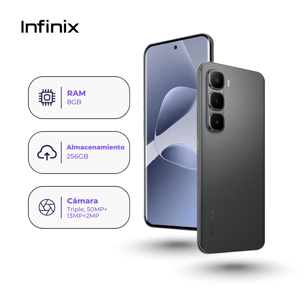 Infinix Hot 60 Pro Plus 256GB 8GB Negro